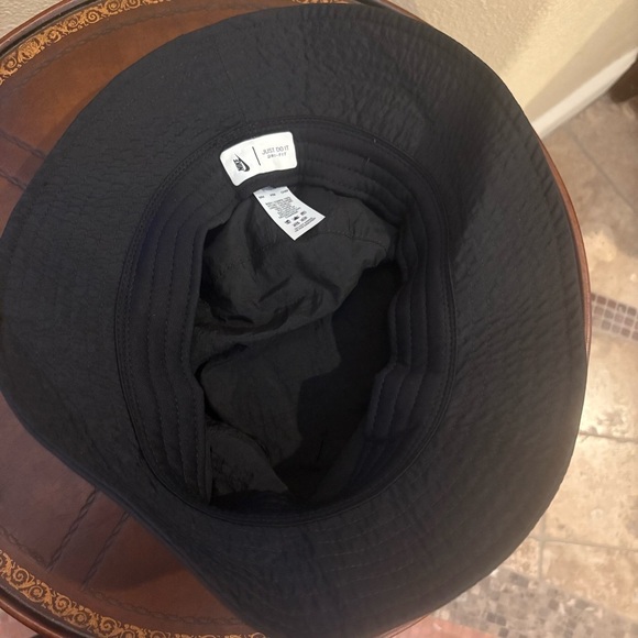 NWT~Stussy x Nike Black Embroidery Bucket Hat Size S/M-Unisex - Picture 4 of 7